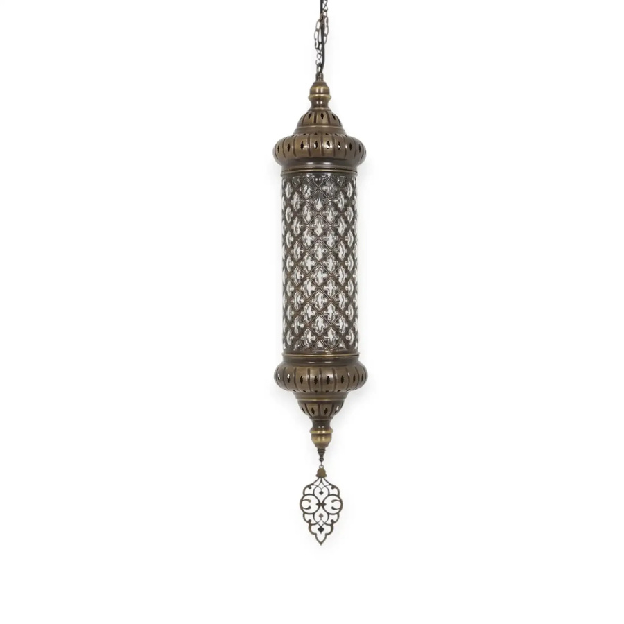 D&C Hängelampe Vilar in Antik Bronze im orientalischen Design aus Metall - Bild 1
