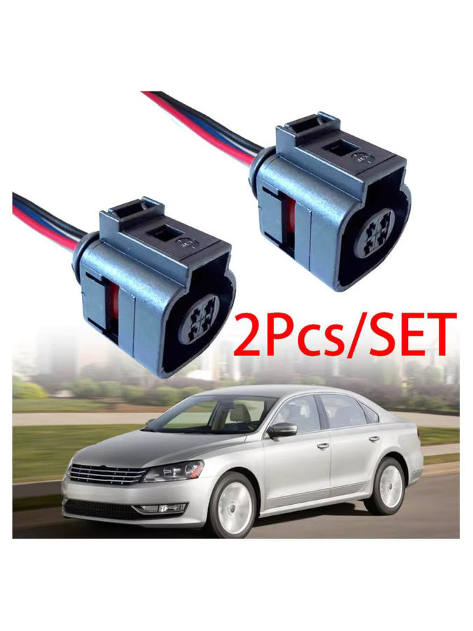 2er-Set Kühlmittel Temperatur Sensor mit 4-Pin Stecker 4B0973712 Reparatur Kit für VW Jetta Golf Passat Beetle Polo Transporter von XUKEY - Bild 5