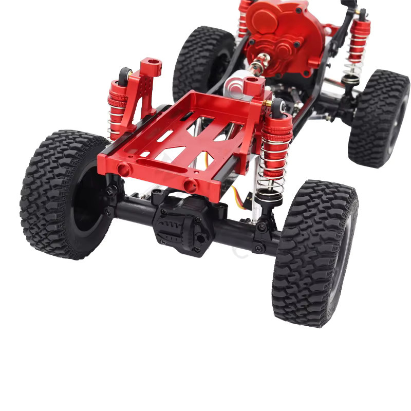 WWXRC Metall CNC Stoßstangenhalterung Chassis-Stütze Batteriefach-Kit, 1:12, Zubehör - Bild 2