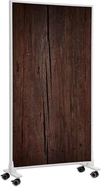 Könighaus Infrarotheizung Holzbrett mit Rollen, Weiß, 800 W - Bild 1