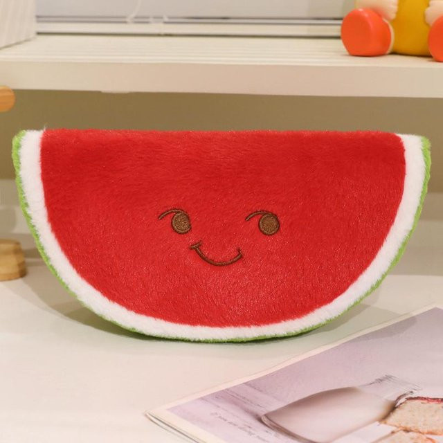 Yiran toy Obst- und Gemüse-Plüschtier-Serie, Erdbeere Pfirsich Avocado Durian, Plüschtiere, 20-25cm - Bild 1