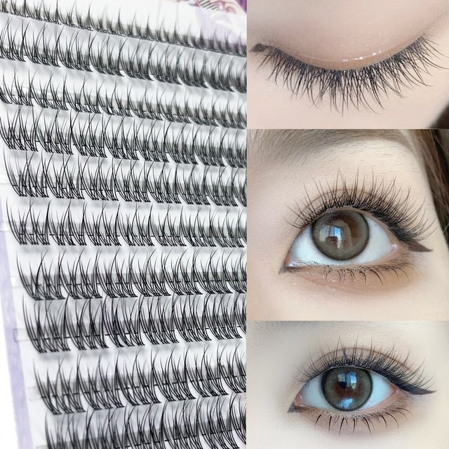 MIOFIA A-MIX Künstliche Wimpern, 120 Bundles, Natürlich, Unisex - Bild 1