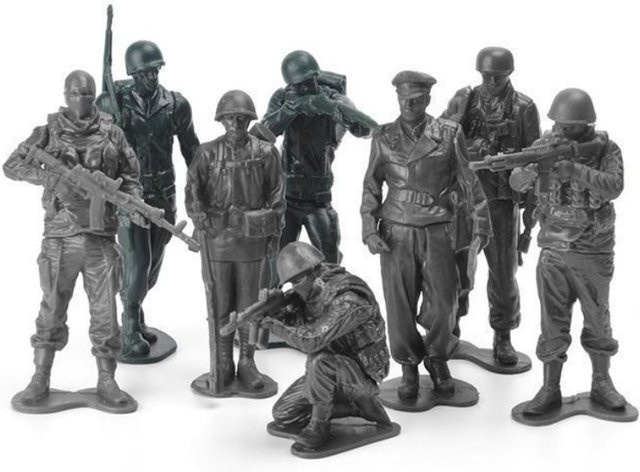 GRAPMAN Soldaten-Modell Kriegsszene, Actionfigur, 8-teiliges Set - Bild 1