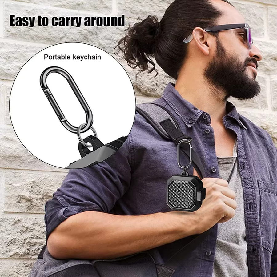 Schutzhülle aus weichem TPU für Samsung Galaxy Buds2 Pro, Buds FE, Live und Buds Pro in Schwarz und Gelb mit Schlüsselanhänger - Bild 5