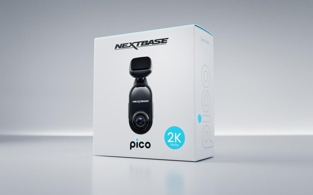 Nextbase Piqo 2K Dashcam in Schwarz mit QHD 1440p, Wi-Fi, Bluetooth und GPS - Bild 1