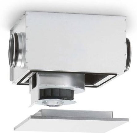Helios Ventilatoren Rohrlüfter 6132 in Silber aus Metall mit 530 m³/h Luftleistung - Bild 1