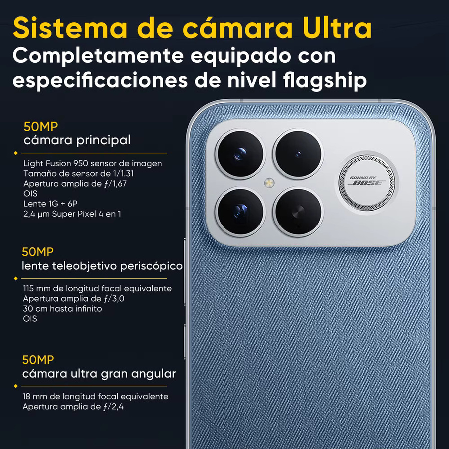 POCO F8 Ultra Globale Version 5G Smartphone mit Snapdragon 8 Elite Gen 5, 6,9-Zoll AMOLED-Display, 6500 mAh, 100 W HyperCharge, NFC und IP68, Schwarz - Bild 3
