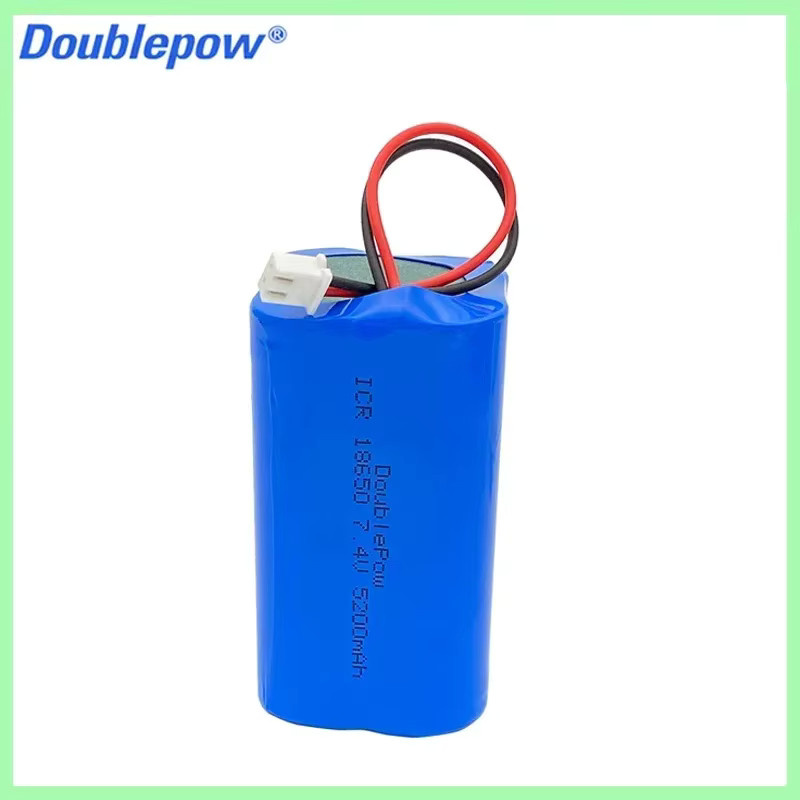 7,4 V 18650 2S2P Akku-Set mit Schutzplatine für Bluetooth-Lautsprecher, Solarlicht und Monitor, 3600 mAh bis 5200 mAh, Farbe: Blau - Bild 2