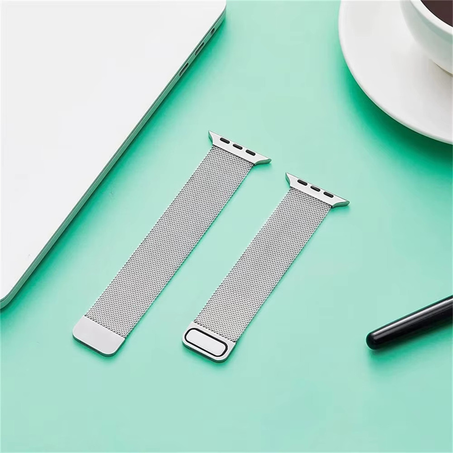 RWBANDS Uhrenarmband Milanese Loop, Edelstahl, Silber - Bild 2