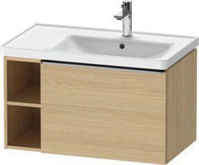 Duravit Waschtischunterschrank D-Neo in Eiche Natur, B/T/H: 78,4 x 45,2 x 44,0 cm - Bild 1