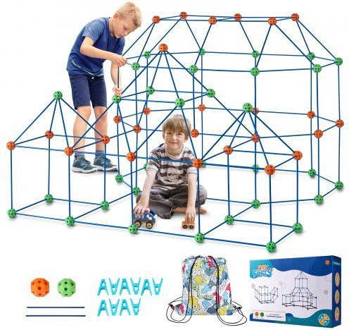 VEVOR Fort Building Kit STEM Konstruktionsspielzeug 180-teiliges Set - Bild 1