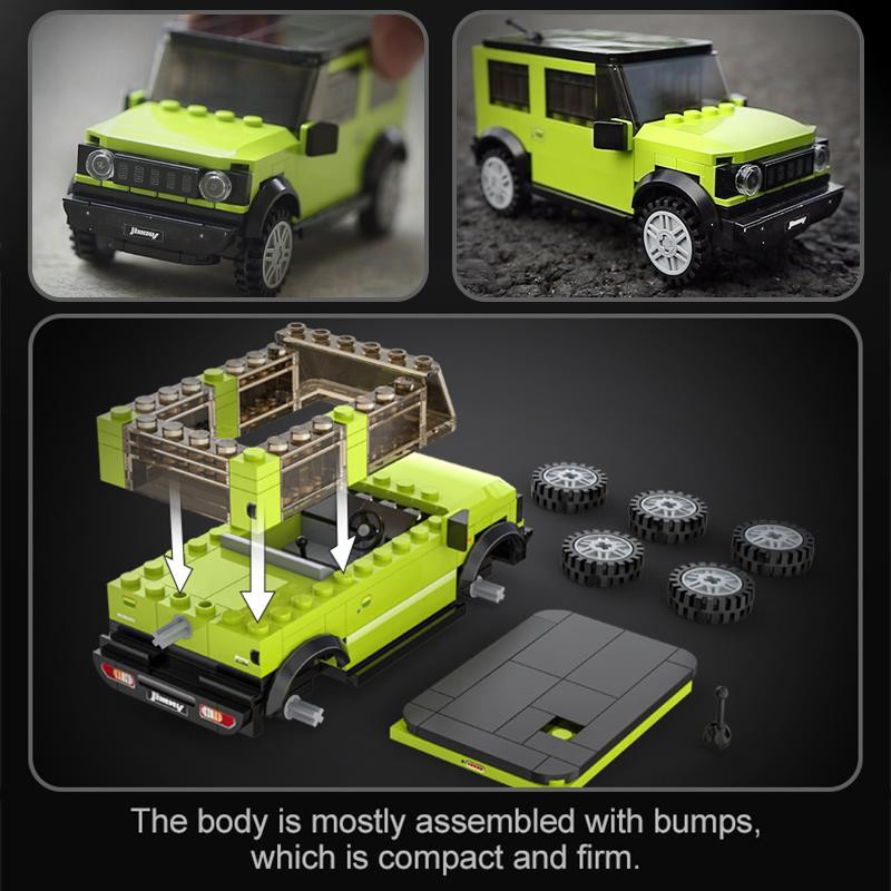 Cada Stadt-SUV-kompatibler Geländewagen-Baustein 1:24 ab 18 Jahren - Bild 4