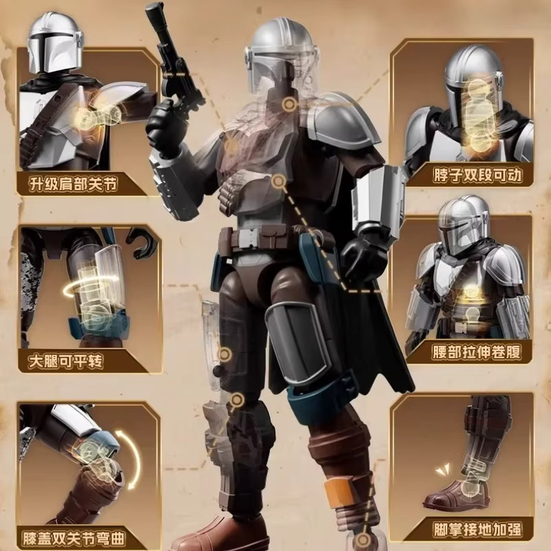 Blokees Star Wars Galaxy Edition Vol.1 The Mandalorian Bounty Tour, Actionfigur, Einzelfigur - Bild 2