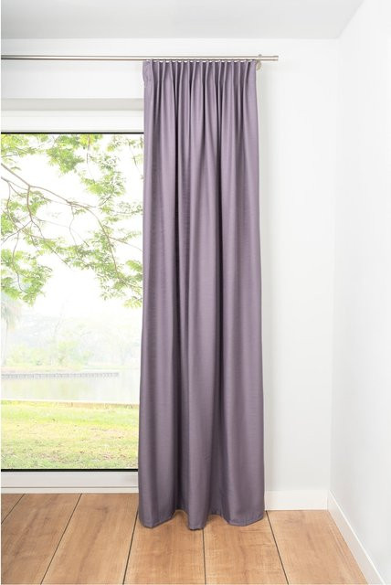 Ondeco Schlaufenschal Balance Blickdichter Vorhang für dein Schlafzimmer, Farbe: Lila, B: 135 cm, H: 300 cm - Bild 1