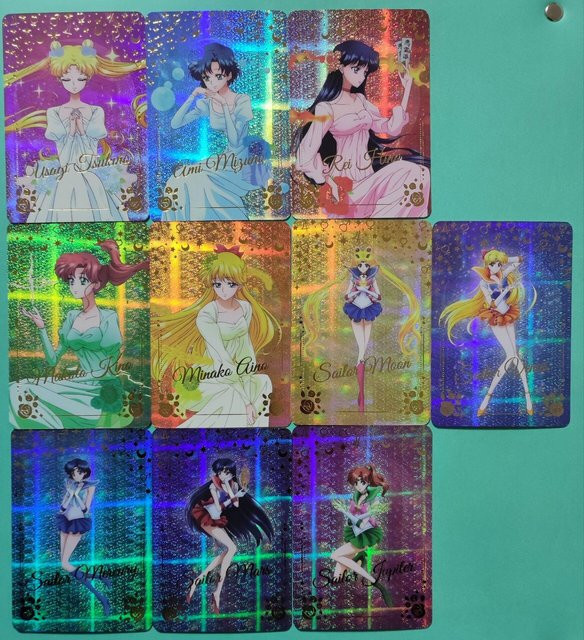 Yiran toy 1 Sailor Moon Anime Flash Card 10-teiliges Set - Bild 1