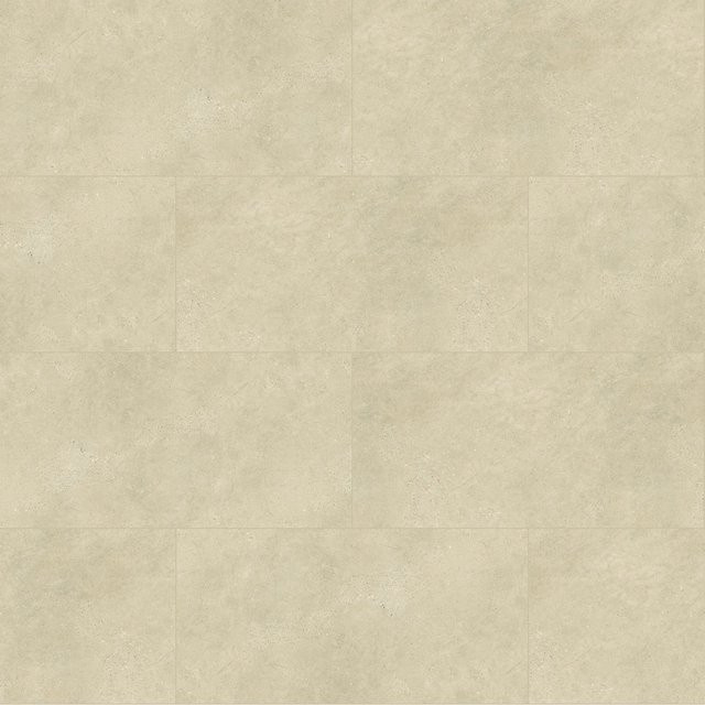 Decoflooring Klick-Vinylboden Fliese XL NK33 in Travertin Optik, Farbe Sand/Beige, Steinoptik marmoriert - Bild 1