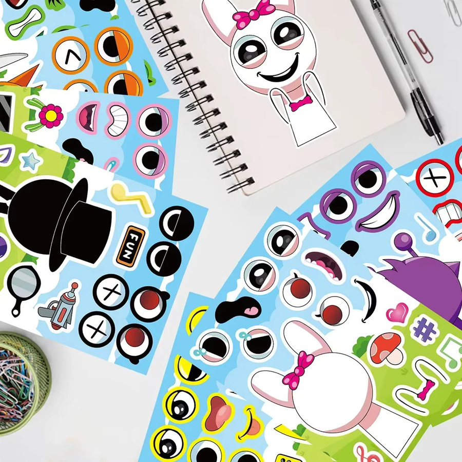 GOGOTU Incredibox Sprunki Puzzle Aufkleber, DIY Spiel - Bild 3