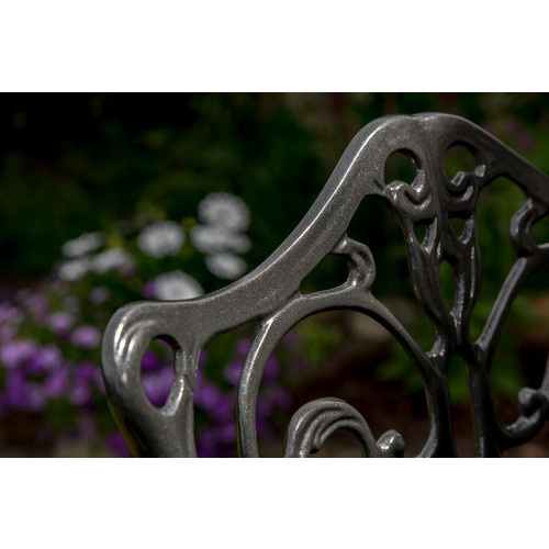 Merxx Gartenmöbel-Set Lugano 5-teilig aus Aluminiumguss in Grau - Bild 3
