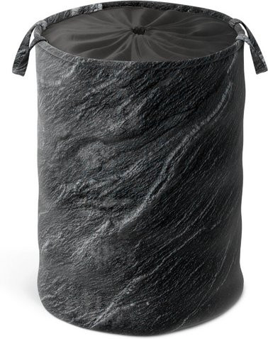 Sanilo Wäschekorb Granit, Schwarz, Rund, 60 l - Bild 1
