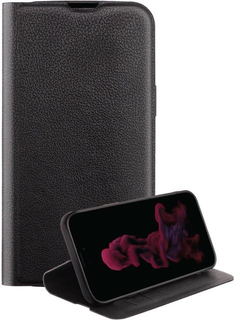 Vivanco Premium Wallet Book Cover Handyhülle für iPhone 14 Pro, schwarz - Bild 1
