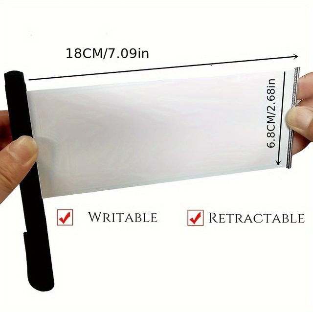 Unsichtbarer Geheimtipp-Stift in Schwarz aus Kunststoff für geheime Notizen und Prüfungen - Bild 1