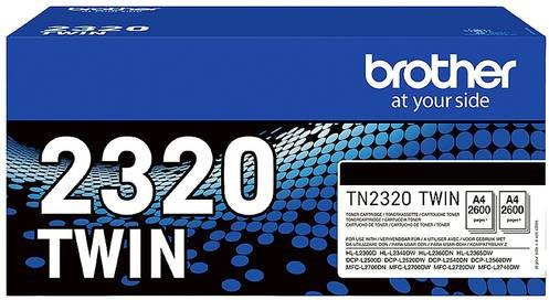 Brother Original Toner TN-2320TWIN Doppelpack Schwarz für Laserprinter - Bild 1