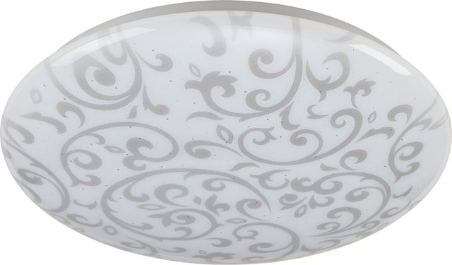 LIVARNO LED-Wand- und Deckenleuchte in Weiß mit Paisley-Design, Durchmesser: 28 cm - Bild 1