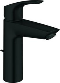 Grohe Eurosmart Waschtisch-Einhebelmischer in Mattschwarz mit Pop-up-Abfluss und wassersparender Funktion - Bild 1