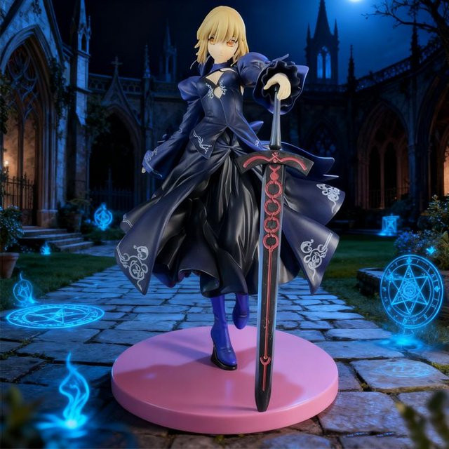 Yiran toy 1 Fate/Stay Night Saber Alter Anime Figur PVC 25cm - Bild 1
