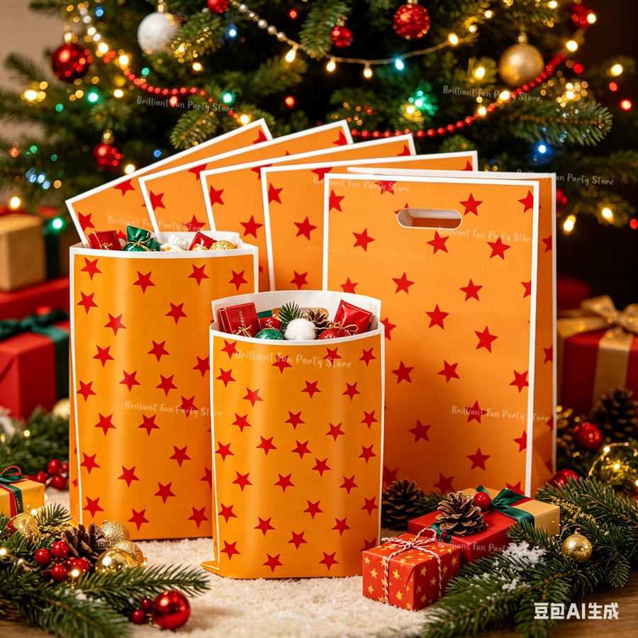 Brilliant life Cartoon Geschenktüten für Kinder in Orange und Blau aus Papier für Geburtstagsparty und Baby Shower - Bild 3