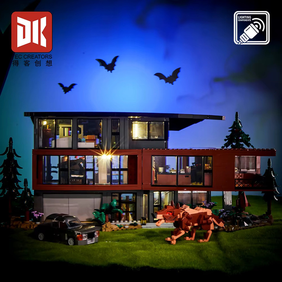 GUCAA Baubausteine Set Hawke Villa Modellhaus aus Kunststoff in Mehrfarbig - Bild 4