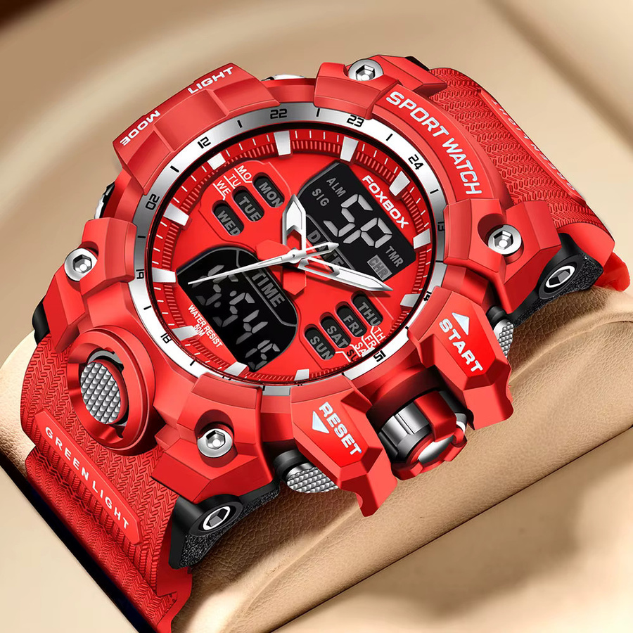 LIGE Armbanduhr, Chronograph, Quarz, Blau, Herren - Bild 4