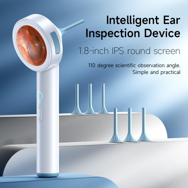 BXA Smart Ear Kamera Wireless Endoskop, Weiß, Unisex - Bild 1