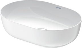 Duravit Aufsatzwaschtisch Luv in Weiß, oval aus Keramik, Breite: 50 cm, Tiefe: 35 cm - Bild 1