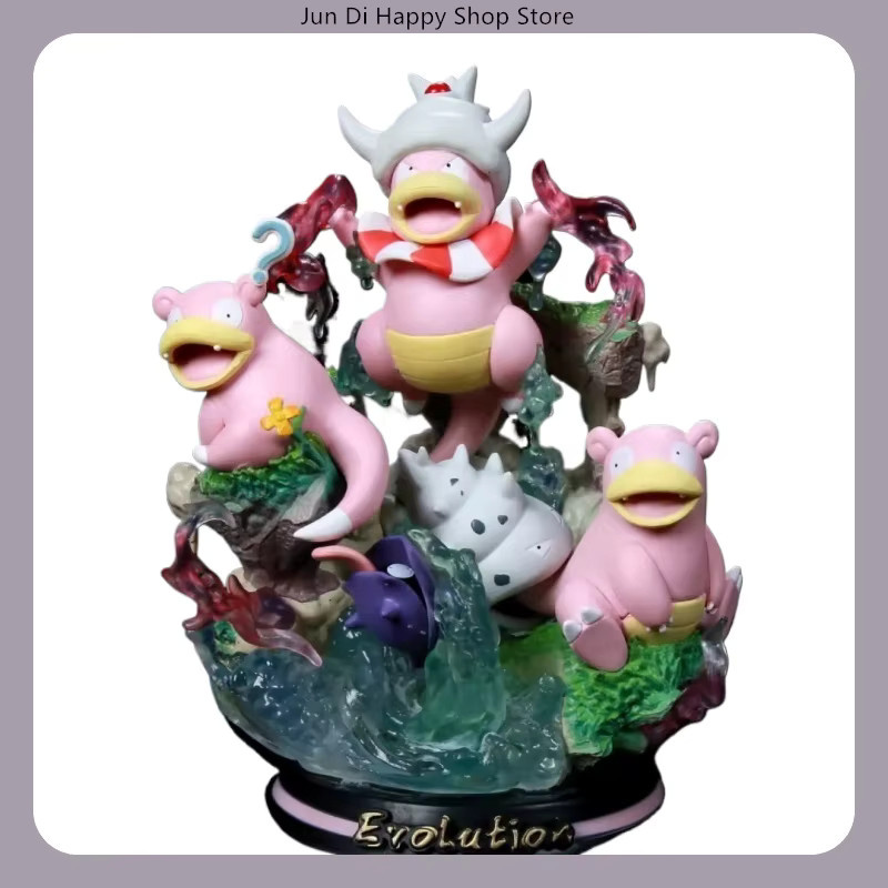 Bandai Pokémon Slowpoke Leuchtende Version, Anime-Figur Modell Statue, 22cm - Bild 2