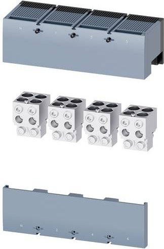 Siemens Rundleiteranschlussklemme 3VA9604-0JC43 in Grau - Bild 1