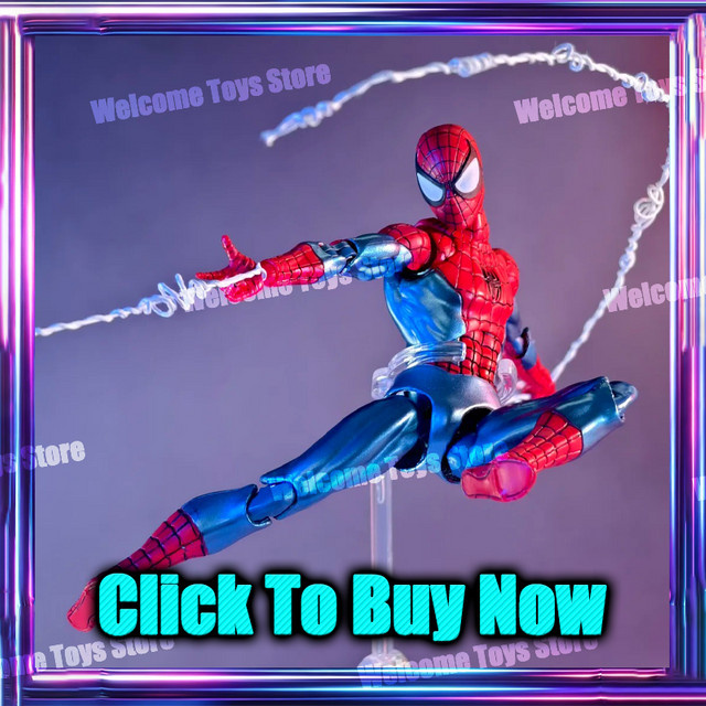 Bandai Mafex 075 Spiderman The Amazing Spider-Man Comic Version Actionfigur - Bild 1