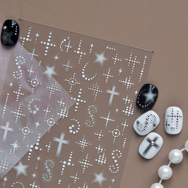 NAILFYOU Nagelaufkleber Polka Dot, Glänzend, Unisex - Bild 1