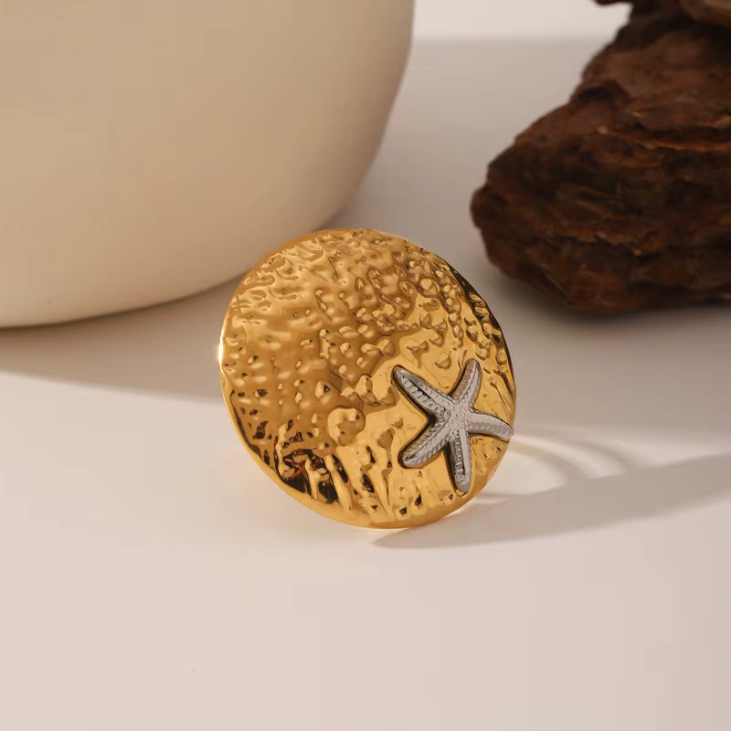 Loe Ring, Edelstahl, Seestern, Damen - Bild 3