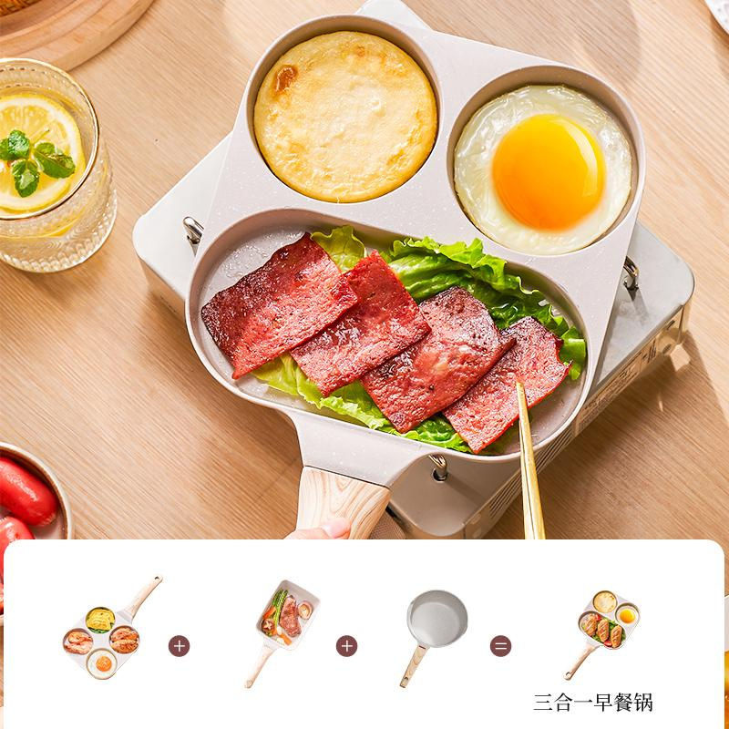 Bestbags Antihaft-Bratpfanne mit Holzgriff in Braun für Omelett, Eiersteak und Pfannkuchen - Bild 4