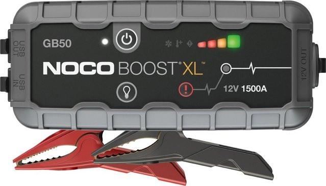 NOCO GB50 Boost Jump Starter 12V 1500A in Schwarz mit USB-C - Bild 1