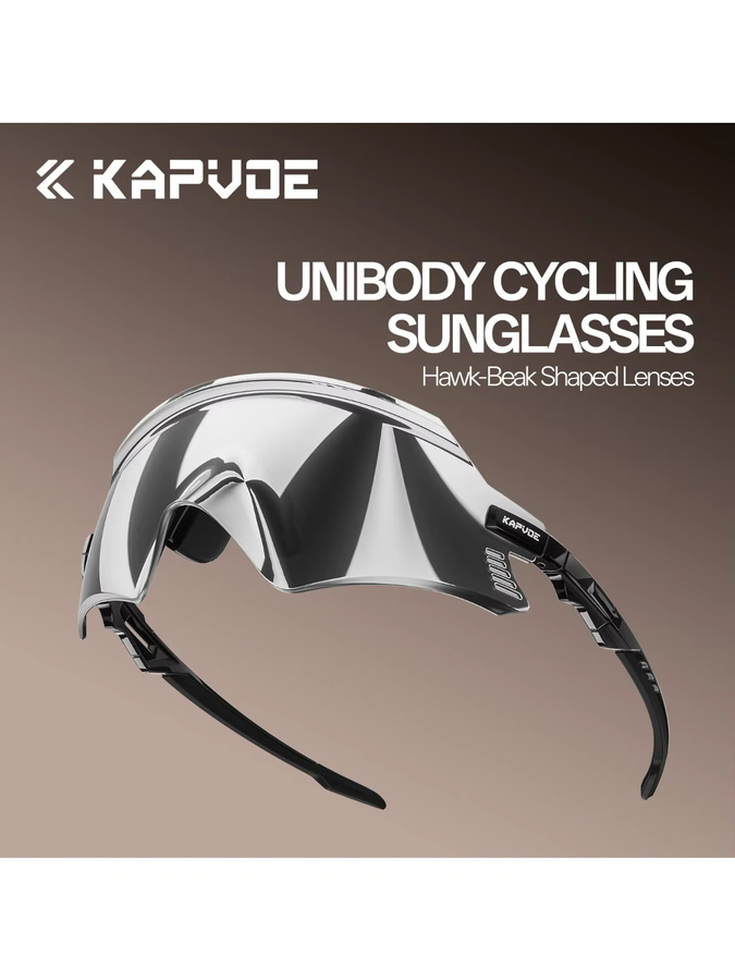 KAPVOE Sportsonnenbrille, Unisex, Plastic - Bild 6