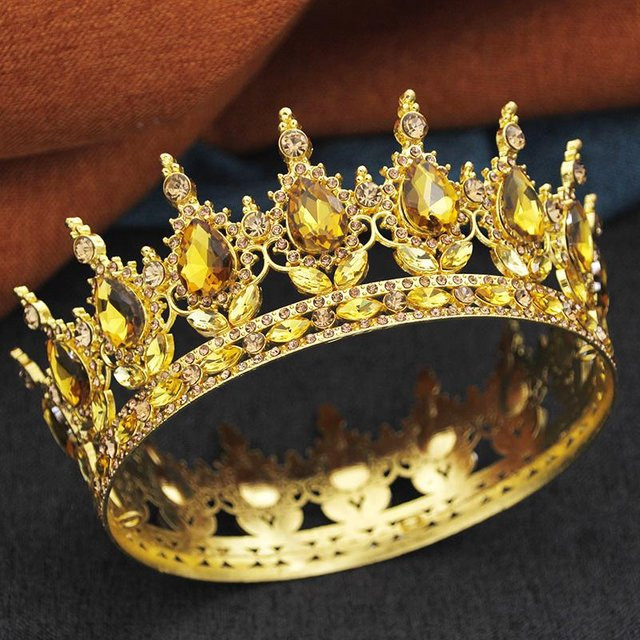 YIRAN Diadem, Brautkrone, brown, Damen - Bild 1