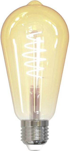 LUUMR Smart LED Filament-Lampe E27, 49W, Warmweiß, Glas, Transparent, ZigBee, Tuya, Philips Hue kompatibel - Bild 1