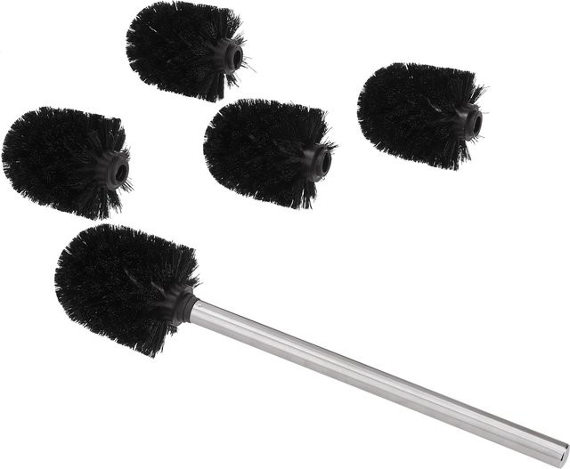 LIVARNO WC-Bürste mit Halterung aus Edelstahl und Kunststoff in Schwarz, freistehend - Bild 1