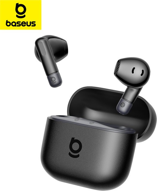 Baseus Bass BS2 Lite True Wireless Earbuds Bluetooth 6.0 Semi-In-Ear-Kopfhörer mit 2-Mikrofon AI ENC und 40H Spielzeit in Weiß - Bild 1