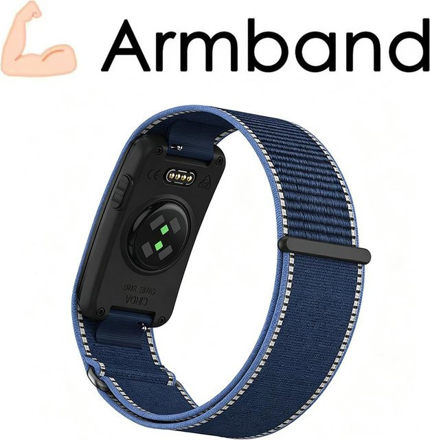 Uhrenarmband Nylon, Schwarz, Unisex, für Garmin CIRQA - Bild 1