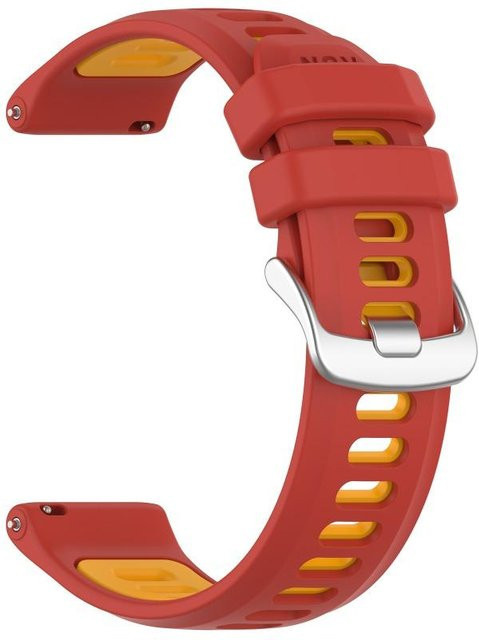Uhrenarmband Silikon, zweifarbig, brown, Unisex - Bild 1