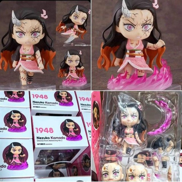 Bandai Demon Slayer Kamado Nezuko, Actionfigur, mit Wechselgesicht - Bild 1