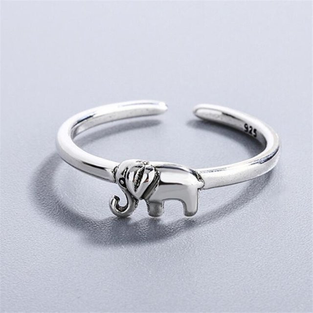 GaGa-Duck Ring, 925 Silber, Baby Elefant, Kinder - Bild 1